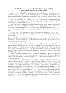 18.786:  Topics  in  Algebraic  Number ... Supplement:  addition  on  elliptic  curves