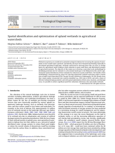 Ecological Engineering Spatial identiﬁcation