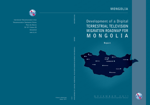 terrestrial television Development of a Digital mongolia