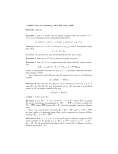 18.969  Topics  in  Geometry,  MIT ... Problem  sheet  2