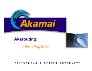 Akarouting: A Better Way to Go