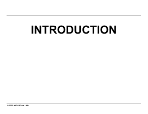 INTRODUCTION © 2002 MIT PSDAM LAB