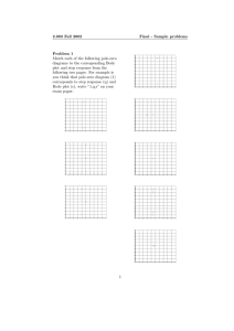 2.003  Fall  2002 Final  - Sample  problems