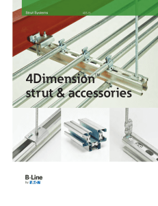 4Dimension™ strut &amp; accessories Strut Systems 4DS-15