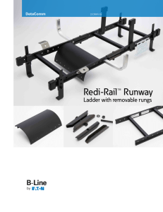 Redi-Rail™ Runway Ladder with removable rungs DataComm DCRRR-15
