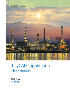 TrayCAD™ application User manual TrayCAD™ software CTTCM-14