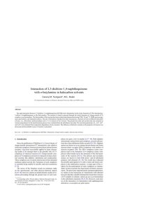 Interaction of 2,3-dichloro-1,4-naphthoquinone n Gururaj M. Neelgund , M.L. Budni