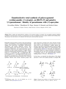 Enantioselective total synthesis of polyoxygenated cyclohexanoids: (+)-streptol, ent-RKTS-33 and putative