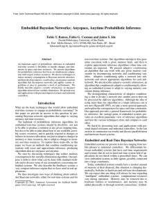 Embedded Bayesian Networks: Anyspace, Anytime Probabilistic Inference
