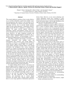 A Hierarchical Collective Agents Network for Real-time Sensor Fusion and...  Plamen V. Petrov , Qiuming Zhu