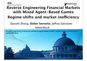 Reverse Engineering Financial Markets with Mixed Agent-Based Games