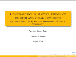Combinatorics in Mayer’s theory of cluster and virial expansions University