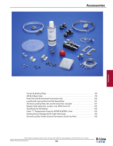 Accessories Covers &amp; Sealing Rings 119