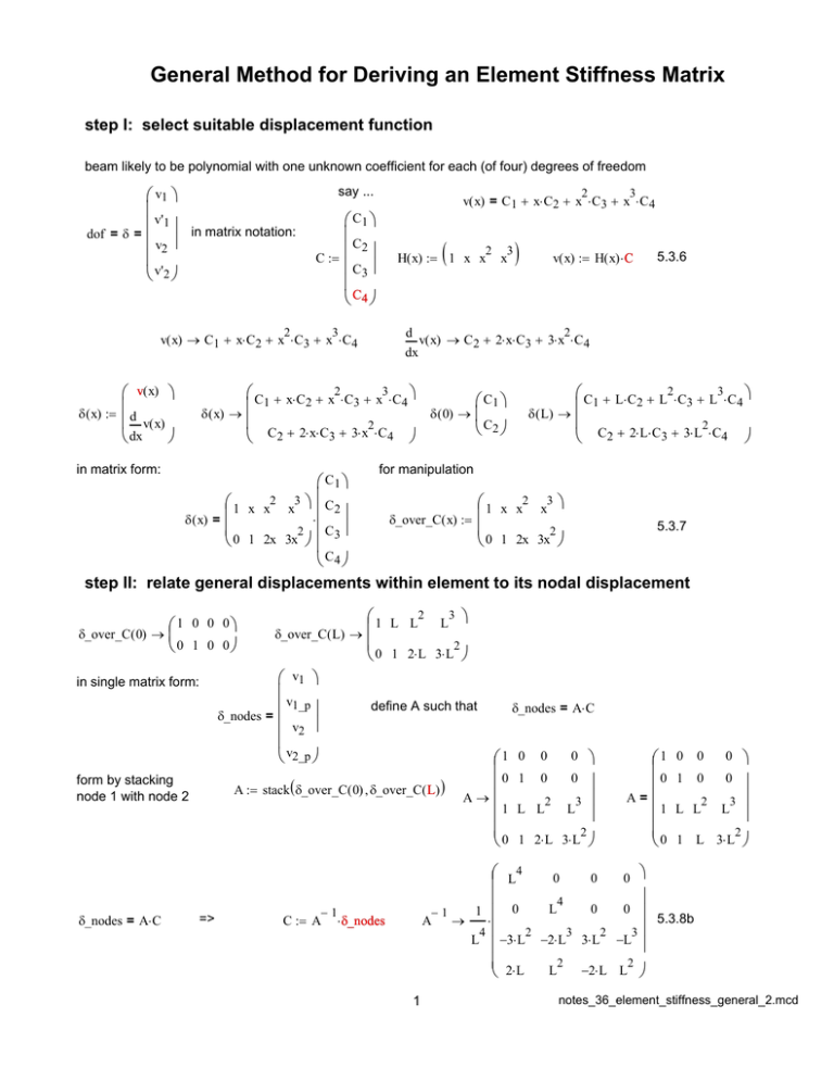 general-method-for-deriving-an-element-stiffness-matrix