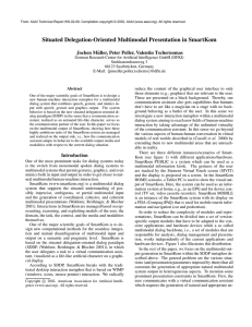 Situated Delegation-Oriented Multimodal Presentation in SmartKom