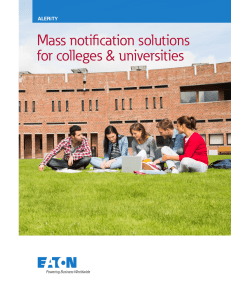 Mass notification solutions for colleges &amp; universities  ALERiTY