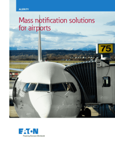 Mass notification solutions for airports  ALERiTY