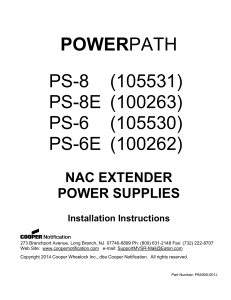 POWER PATH PS-8      (105531) PS-8E   (100263)