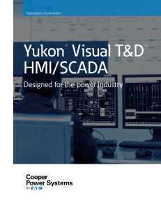 Yukon Visual T&amp;D HMI/SCADA Designed for the power industry