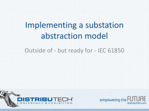 Implementing a substation abstraction model