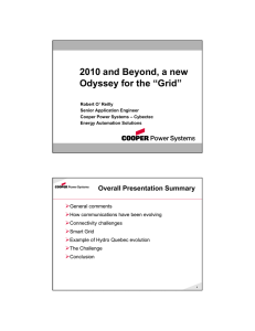 2010 and Beyond, a new Odyssey for the “Grid”