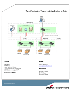 Tyco Electronics Tunnel Lighting Project in Asia