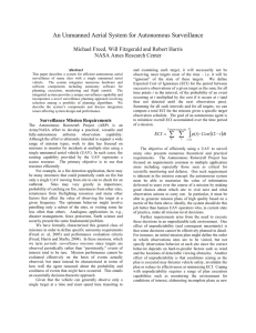 An Unmanned Aerial System for Autonomous Surveillance NASA Ames Research Center