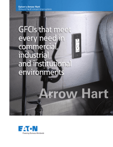 Arrow Hart GFCIs that meet every need in commercial,