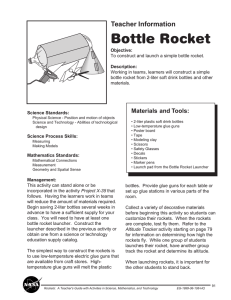 Bottle Rocket Teacher Information