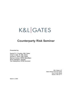 Counterparty Risk Seminar