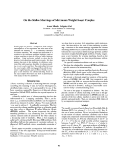 On the Stable Marriage of Maximum Weight Royal Couples