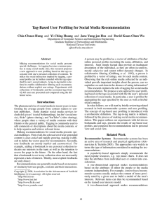 Tag-Based User Profiling for Social Media Recommendation