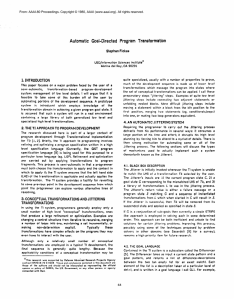 1. INTRODUCTION Automatic Goal-Directed Progrem