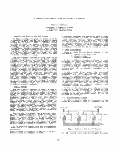 A KNOWLEDGE BASED DESIGN SYSTEM FOR DIGITAL ELECTRONICS* Milton R. Grinberg