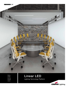 Linear LED Lighting Technology Platform Metalux Corelite