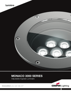 MONACO 3000 SERIES Adjustable Ingrade Luminaire