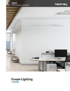 INDEX LED Pendant Luminaire