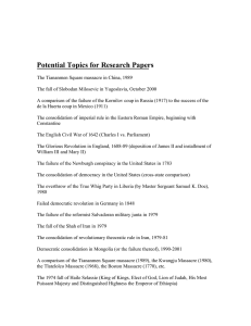 Potential Topics for Research Papers