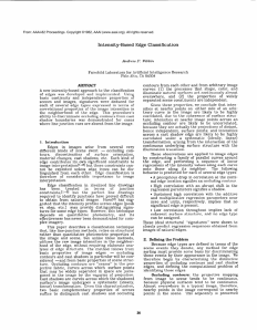 Intensity-Based  Edge  Classification