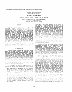 UNIFYING DATA-DIRECTED AND GOAL-DIRECTED CONTROL: An Example And Experiments