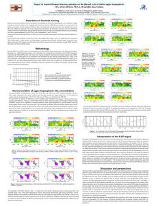 Impact of tropical biomass burning emissions on the diurnal cycle... CO retrieved from NOAA-10 satellite observations