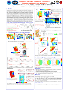 Synergistic Use of ABI and HES for Atmospheric Chian-Yi Liu