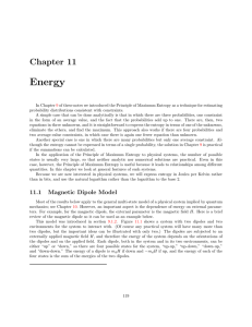 Energy Chapter  11
