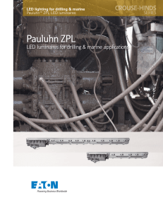 Pauluhn ZPL LED luminaires for drilling &amp; marine applications Pauluhn