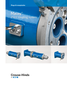 Macey® 25kV coupling system Plugs &amp; receptacles