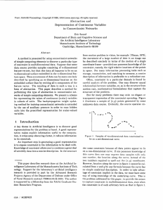 Abstraction and Representation of  Continuous