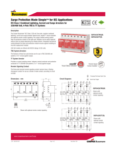 Surge Protection Made Simple for IEC Applications ™