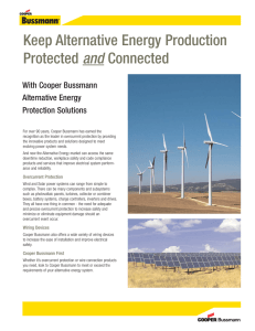 and Keep Alternative Energy Production Protected Connected