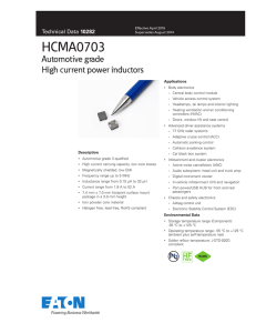 HCMA0703 Automotive grade High current power inductors