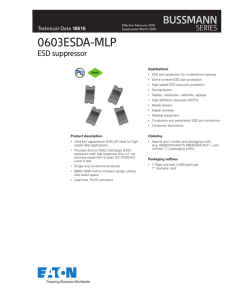 0603ESDA-MLP ESD suppressor Pb 10515